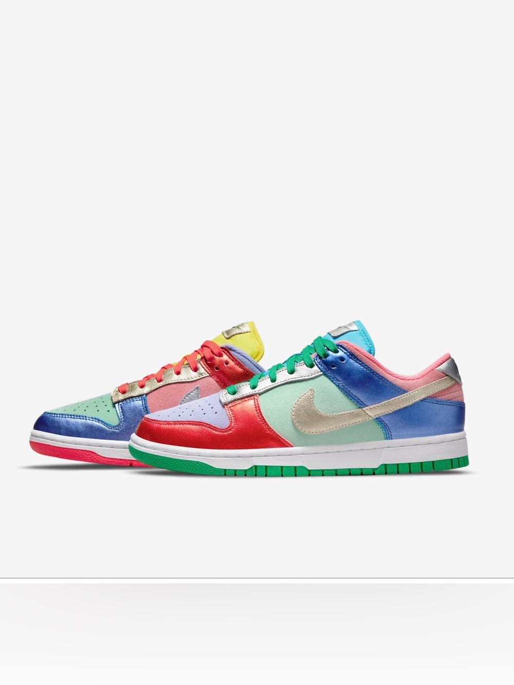 Nike | EUC - Low Dunks - Sunset Pulse - Multi Color - Size 8